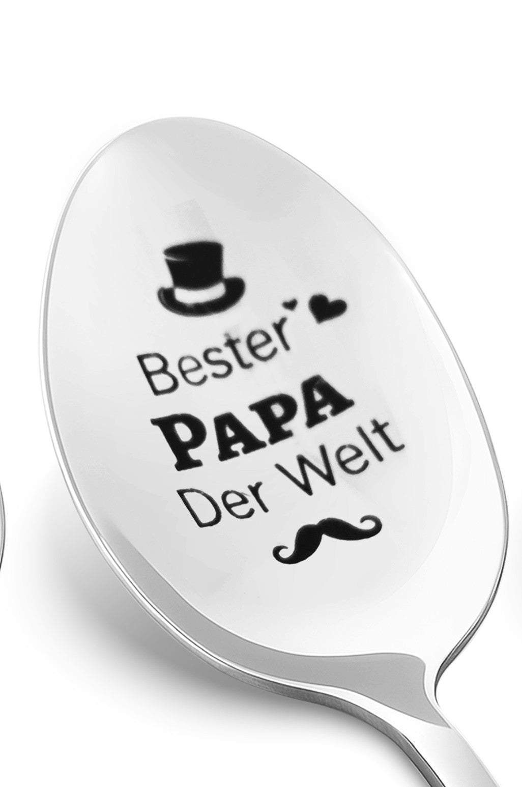 Gravierter Löffel mit Spruch „Bester Papa der Welt“ – Geschenkidee zum Vatertag
