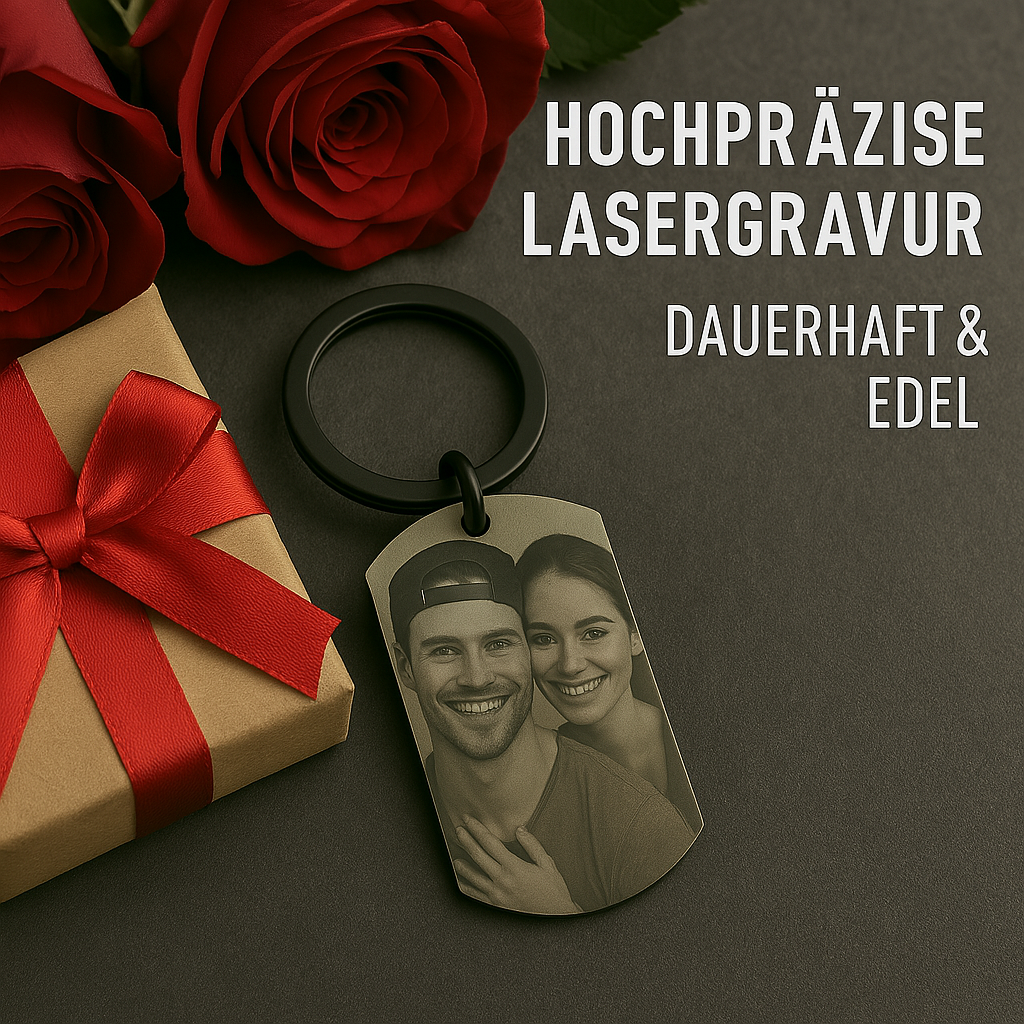 Schlüsselanhänger mit Wunschfoto – personalisiertes Geschenk