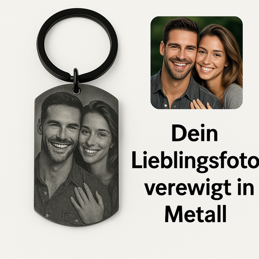 Schlüsselanhänger mit Wunschfoto – personalisiertes Geschenk